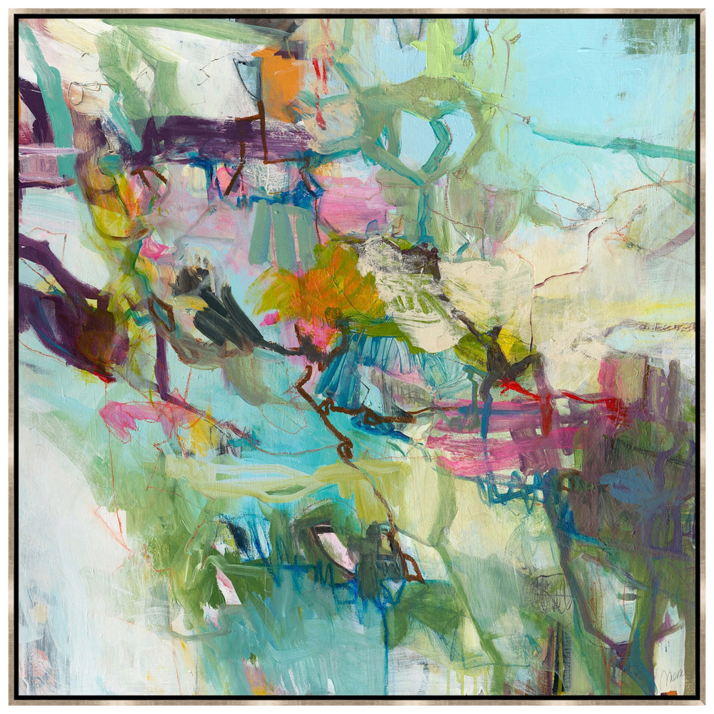 Blue Wildness Framed