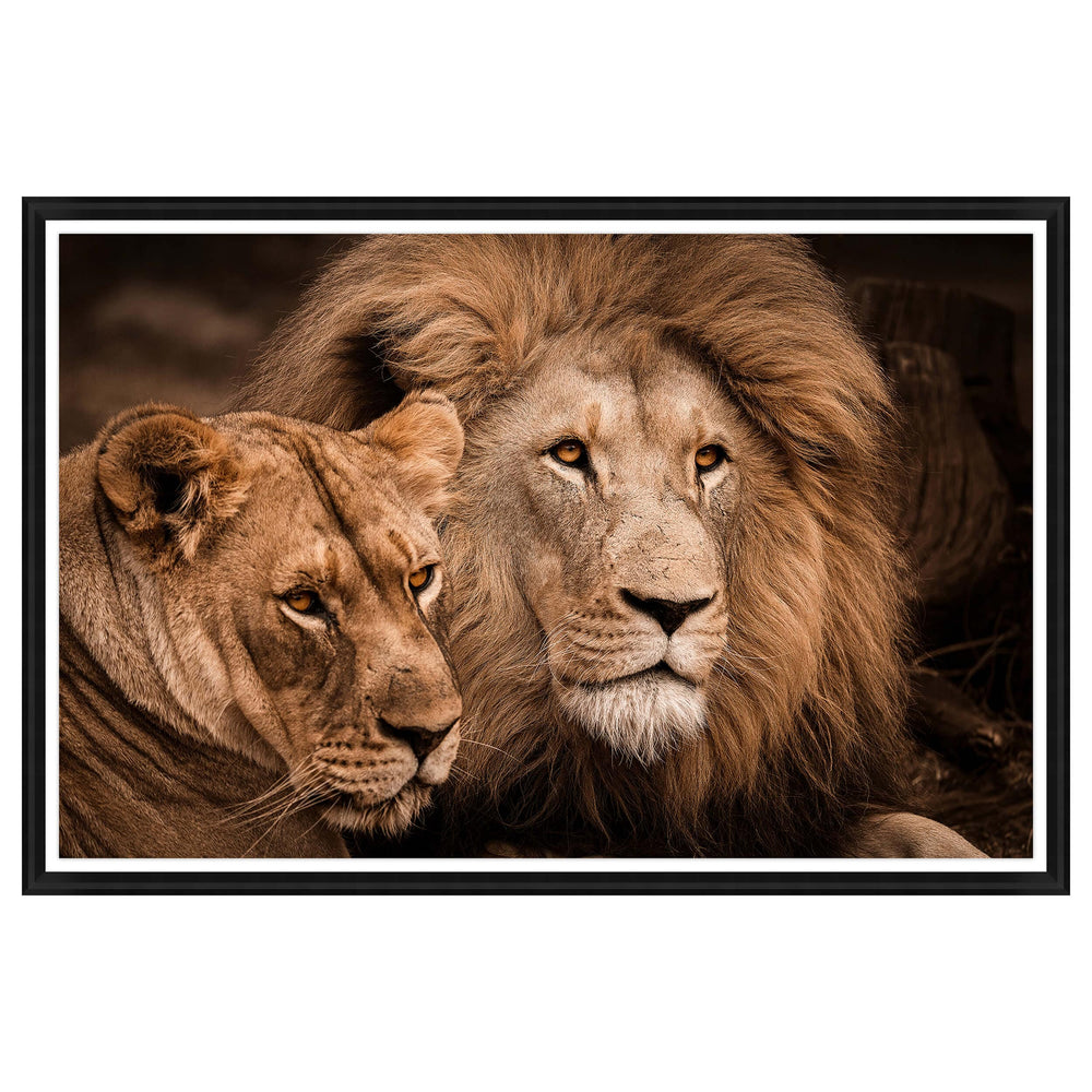 Powerful Couple Glass Framed-Accessories Artwork-High Fashion Home