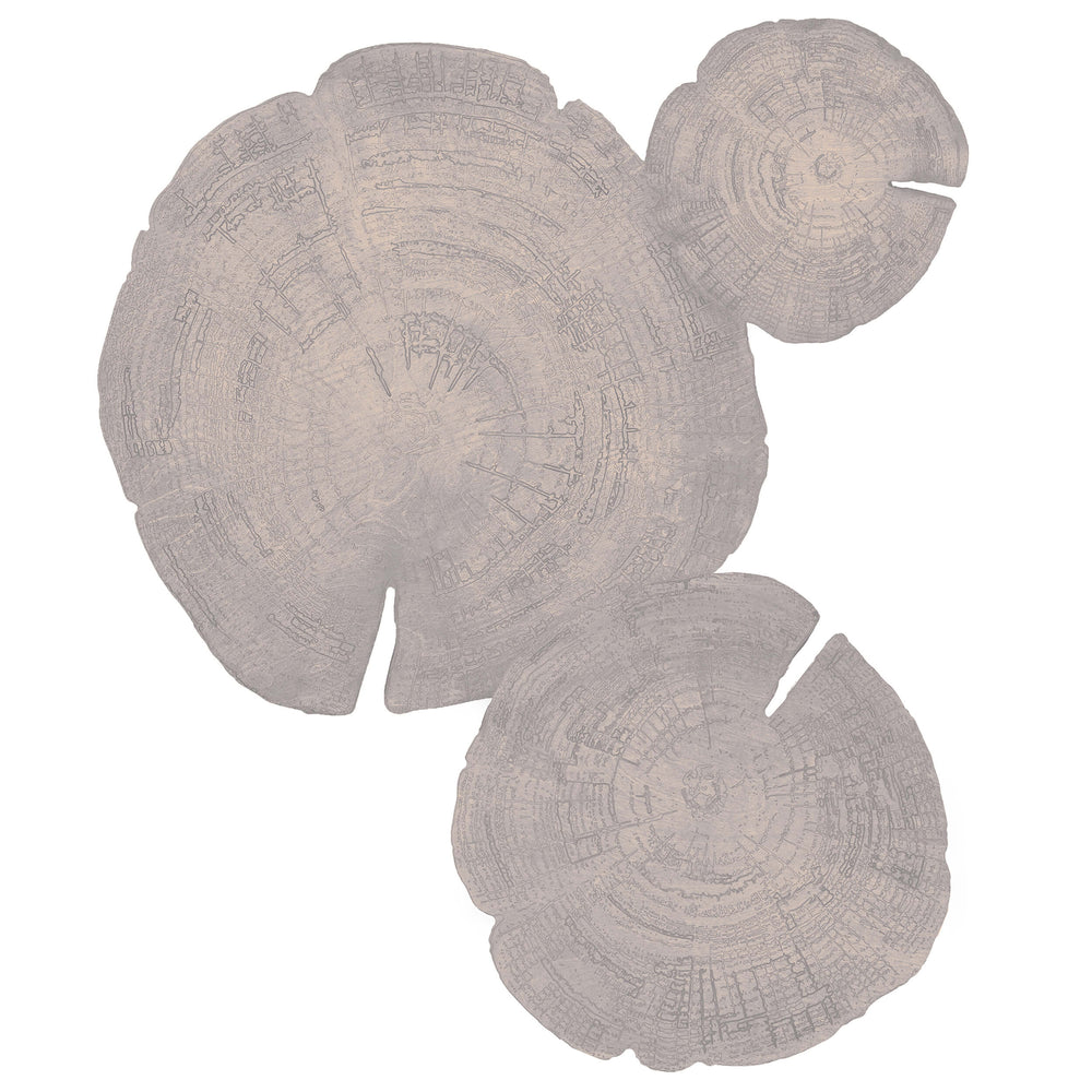 Embers of Growth V, Grey, Set of 3