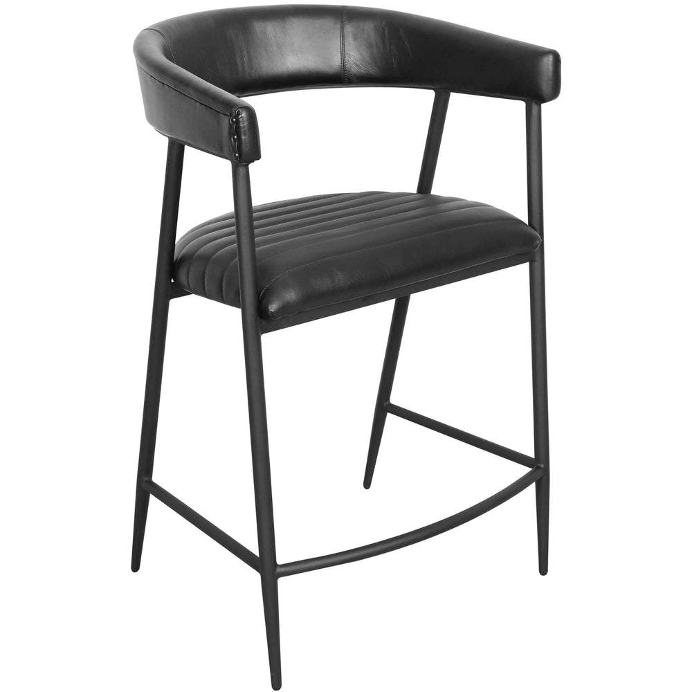 Preston Counter Stool, Midnight Raven-Furniture - Dining-High Fashion Home