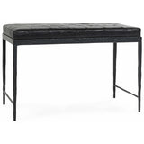 Malo Leather Bench by Classic Home
