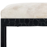 Bose Hide Counter Stool, Dusty Cream-Furniture - Dining-High Fashion Home