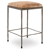 Bose Hide Counter Stool, Canyon Sand-Furniture - Dining-High Fashion Home