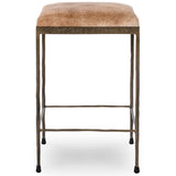 Bose Hide Counter Stool, Canyon Sand-Furniture - Dining-High Fashion Home