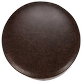 Clair Round Accent Stool, Cocoa Brown-Furniture - Chairs-High Fashion Home