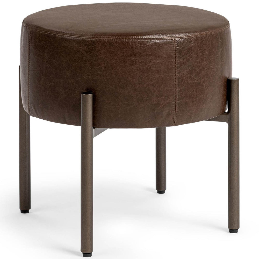 Aimie Accent Stool, Cocoa Brown