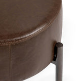 Aimie Accent Stool, Cocoa Brown