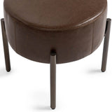 Aimie Accent Stool, Cocoa Brown