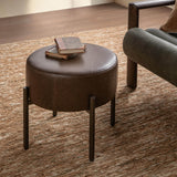 Aimie Accent Stool, Cocoa Brown