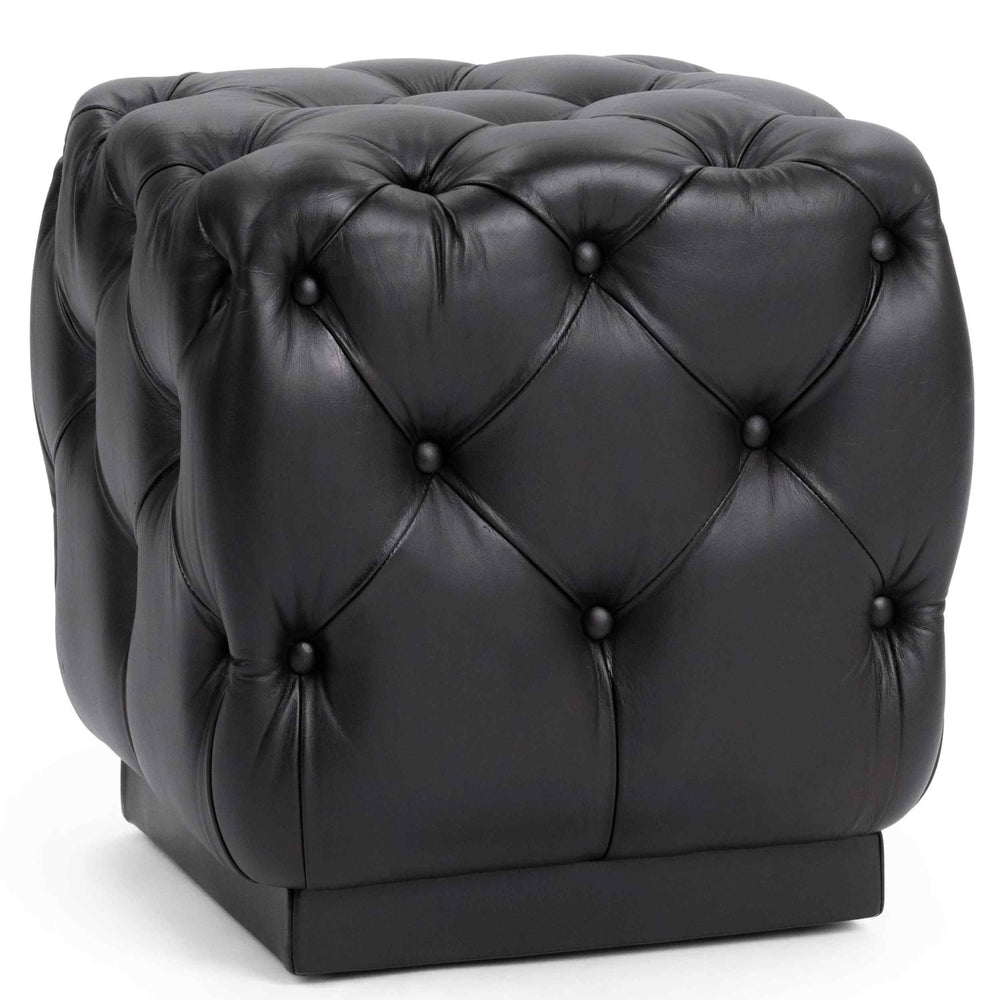 Briar Square Ottoman, Midnight Raven-Furniture - Chair-High Fashion Home