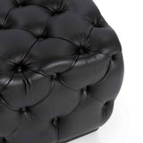 Briar Square Ottoman, Midnight Raven-Furniture - Chair-High Fashion Home