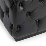 Briar Square Ottoman, Midnight Raven-Furniture - Chair-High Fashion Home