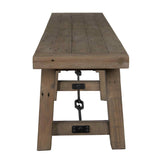 Tuscany Bench, Reclaimed Pine-Furniture - Benches-High Fashion Home