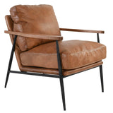 Christopher Leather Chair by Classic Home