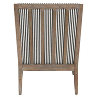 York Chair, Striped-Furniture - Chairs-High Fashion Home