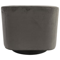 Leonard Swivel Chair, Charcoal