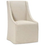 Warwick Rolling Dining Chair, Oatmeal, Set of 2-Furniture - Dining-High Fashion Home