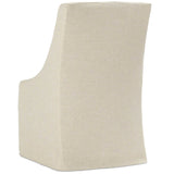 Warwick Rolling Dining Chair, Oatmeal, Set of 2-Furniture - Dining-High Fashion Home