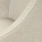 Warwick Rolling Dining Chair, Oatmeal, Set of 2-Furniture - Dining-High Fashion Home