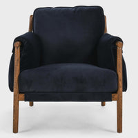 Milburn Chair, Midnight Blue-Furniture - Chairs-High Fashion Home