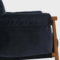 Milburn Chair, Midnight Blue-Furniture - Chairs-High Fashion Home
