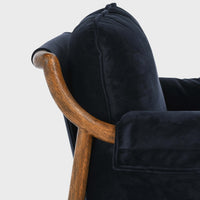Milburn Chair, Midnight Blue-Furniture - Chairs-High Fashion Home