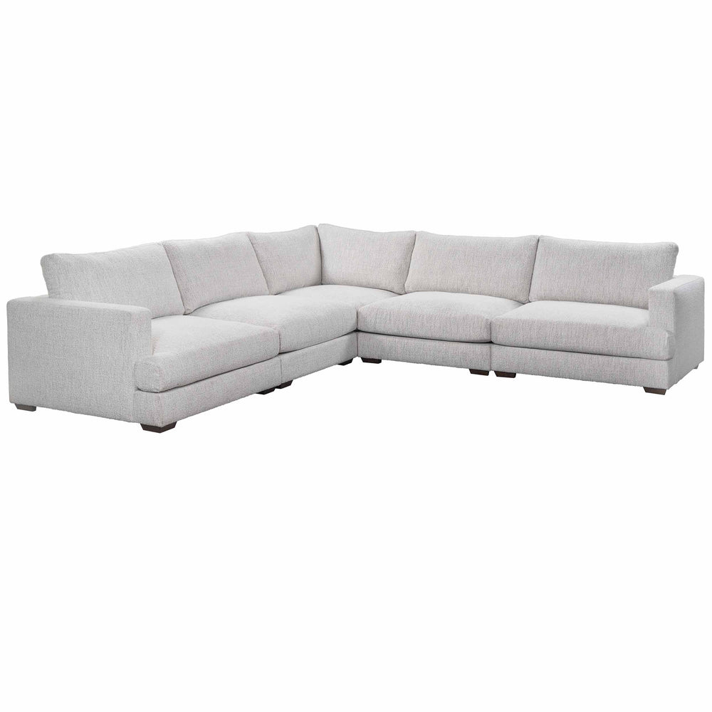 Ludwig Sectional, Ivory-Furniture - Sofas-High Fashion Home