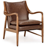 Kiannah Leather Chair by Classic Home