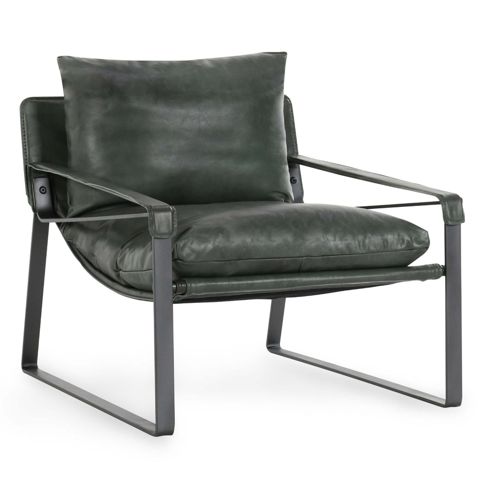 Morgan Leather Chair by Classic Home