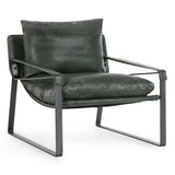 Morgan Leather Chair by Classic Home