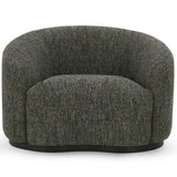 Beverly Swivel Chair, Antique Green-Furniture - Chairs-High Fashion Home