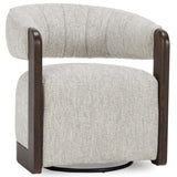 James Swivel Chair, Glacier Gray