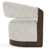 James Swivel Chair, Glacier Gray