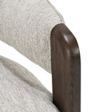James Swivel Chair, Glacier Gray