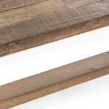 Dita Dining Bench, Natural Pine-Furniture - Benches-High Fashion Home