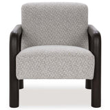 Reyna Chair, Black/White-Furniture - Chairs-High Fashion Home