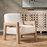 Aliza Chair, Ivory-Furniture - Chairs-High Fashion Home