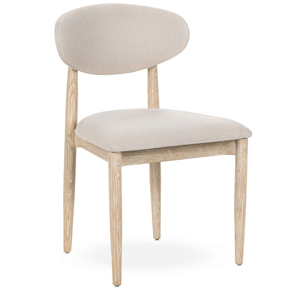Tiber Dining Chair Set of 2, Cream Washed-Furniture - Dining-High Fashion Home