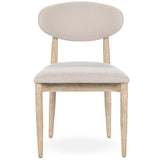 Tiber Dining Chair Set of 2, Cream Washed-Furniture - Dining-High Fashion Home