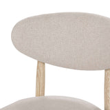 Tiber Dining Chair Set of 2, Cream Washed-Furniture - Dining-High Fashion Home