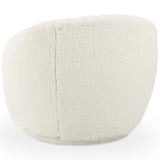 Adley Swivel Chair, Vanilla-Furniture - Chairs-High Fashion Home