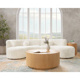 Octavia 2 Piece Sectional, Vanilla