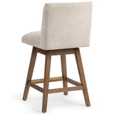 Ava Swivel Counter Stool, Vanilla Oat