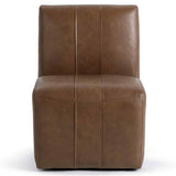 Carsen Leather Dining Chair, Rich Cocoa, Set of 2-Furniture - Dining-High Fashion Home