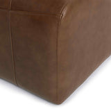 Carsen Leather Dining Chair, Rich Cocoa, Set of 2-Furniture - Dining-High Fashion Home