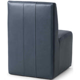 Carsen Leather Dining Chair, Mystic Blue, Set of 2-Furniture - Dining-High Fashion Home