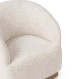 Diah Swivel Chair, Toasted Linen