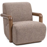 Welson Swivel Chair, Warm Mocha