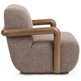 Welson Swivel Chair, Warm Mocha