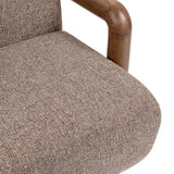 Welson Swivel Chair, Warm Mocha